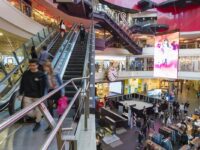 People shopping in Melbourne central