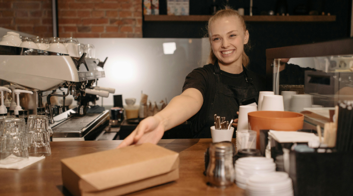 Cafe worker