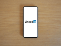 LinkedIn on phone screen