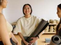 Yoga class chat